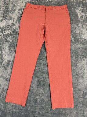 Tommy Hilfiger Mens Coral Flat-Front Chino Pants Size 38W x 32L Rayon Blend